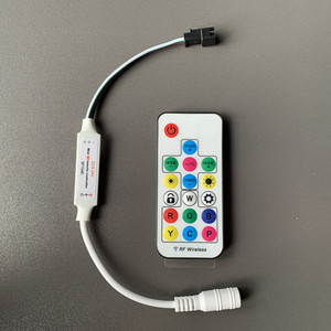 RF 17key мини DC5-24V контроллер для цифровой адресат Dream цвет светодиодные полосы света светодиодный контроллер удаленного - Product Image 2