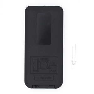 赤外線ワイヤレスリモコンブラック38KHZIRモジュールバッテリーなしMP3 MP4DIYキット用 - Product Image 5