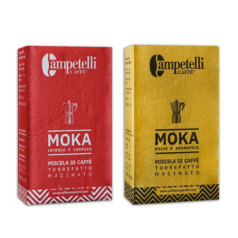 Italienische Marke Hochwertiger gemahlener Kaffee Guter Preis Gemahlener Oro Rossa Blend Kaffee mit normalem Gr. 500