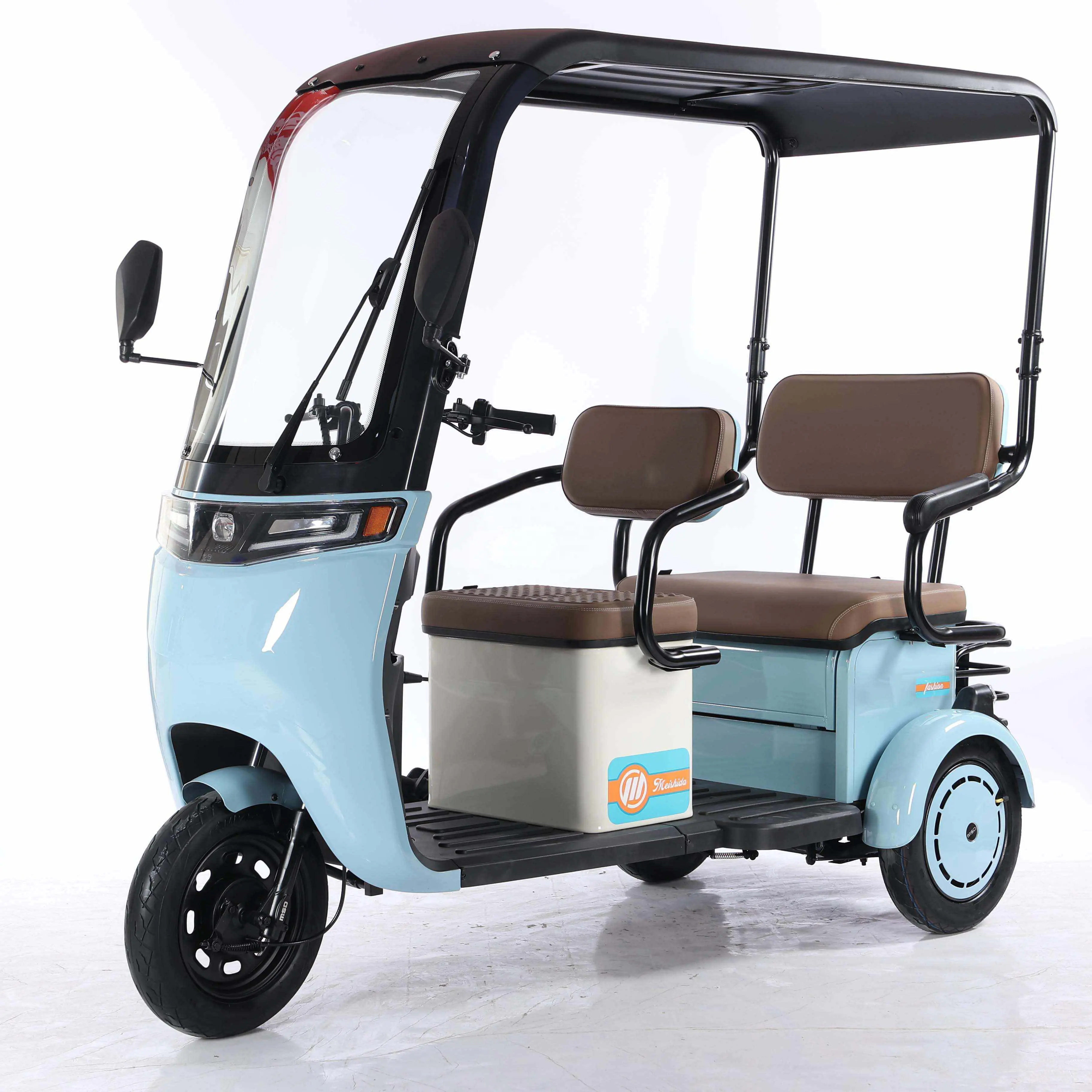 Cheap Electric Tricycle Household Three-wheel Vehicle Elderly Scooter Mini Lady Adult 10 Digital 2 Seat Electric Tricycle 250w