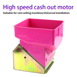 高品质8孔粉色代币返回电机硬币交换机24v硬币柜台自动售货机 - Product Image 3