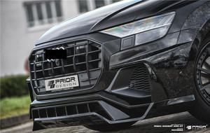 For Audi <strong>Q8</strong> RSQ8 Wide-body Kit <strong>Q8</strong> RSQ8 Upgraded PD Style Front and Rear Bumper Spoiler Hood with Carbon Fiber Kit