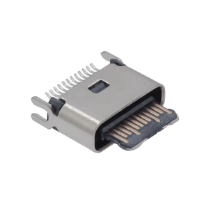 板锁USB 3.1 C型母24针全功能测试插座垂直USB C插座连接器，用于快速充电 - Product Image 4