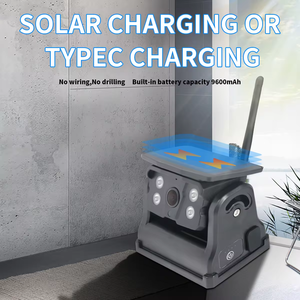 La última cámara de respaldo de Vista trasera inalámbrica con energía Solar WiFi móvil para coches imán impermeable batería incorporada Aplicación de 1 año - Product Image 6