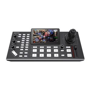 Quad HDM1 <strong>Input</strong> <strong>Video</strong> Mixer <strong>Switch</strong> 4-Channel Mini PTZ Keyboard for Live Streaming Broadcast PTZ Camera Joystick Conferences - Product Image 1