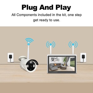 H.265 Outdoor P2P IP-Kamera Video überwachungs set Smart Home Tuya 8CH HD 3MP WiFi NVR Kit CCTV-Sicherheits system mit Monitor - Product Image 5