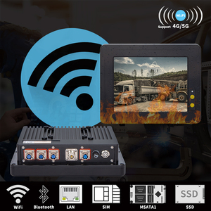 كمبيوتر مدمج IP66 بوصة الكل في واحد كمبيوتر صناعي بدون مروحة كمبيوتر يعمل باللمس في السيارة - Product Image 5