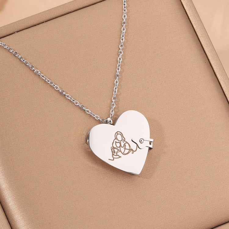 #6(Silver Hearted for Granddaughter)