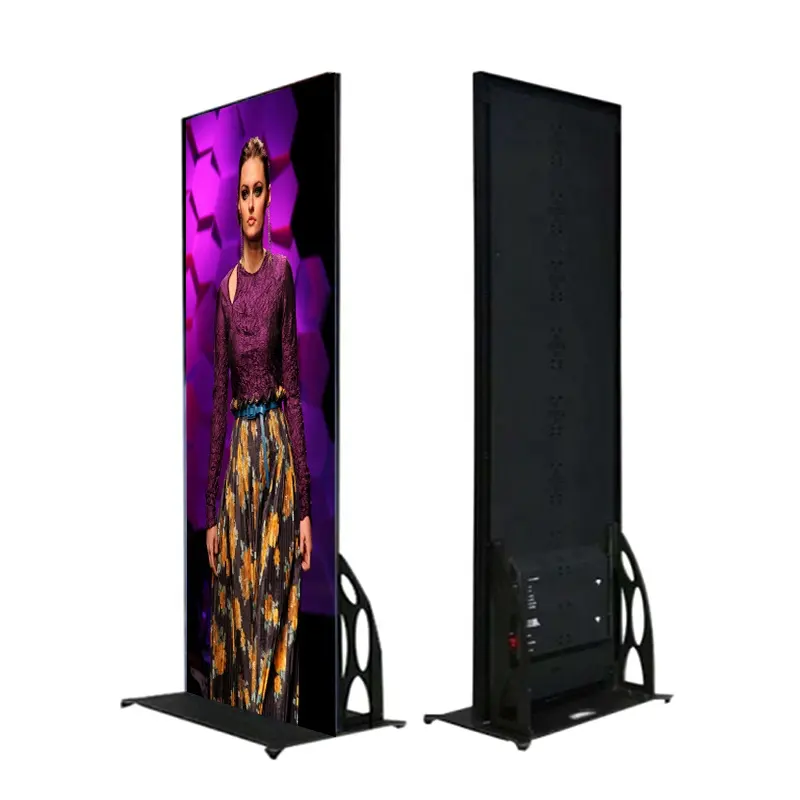 Full Color Indoor Commercial Floor Stand More Thin Digital Advertising P 2.5 Led Poster Display