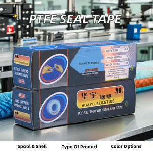 เทปปิดผนึกด้าย PTFE แท้ขนาด1/2นิ้วพร้อมกล่องบรรจุสีแบบ100% - Product Image 5
