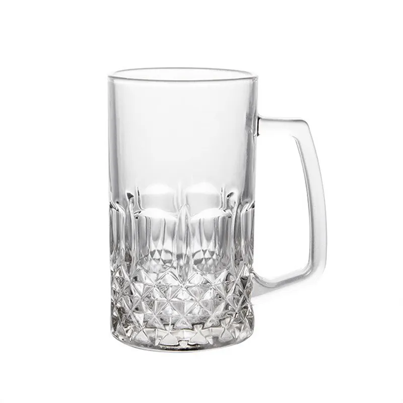 Tasse en verre à bière/tasse à bière en verre avec logo personnalisé