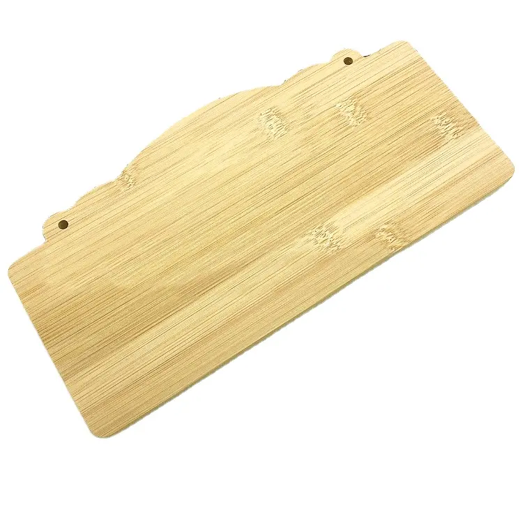 Placa de madera con logotipo personalizado para colgar en la puerta, placa de decoración para el hogar, impresión en blanco