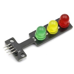 LED traffic signal module 5V traffic light emitting single control board Electronic <strong>learning</strong> block <strong>programming</strong> - Product Image 1
