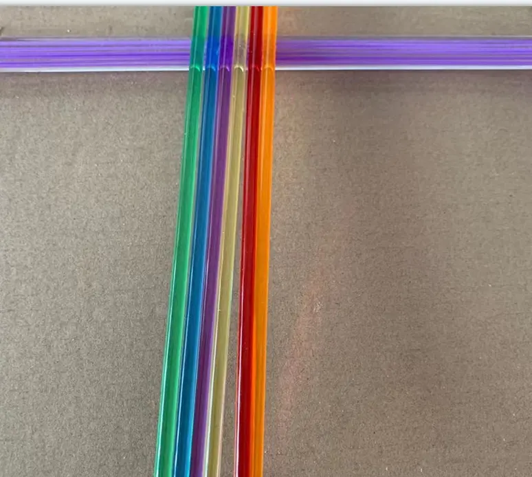 Asta acrilica colorata per lvorazione rotunda in acrilico إعلان شفاف alta trasparenza