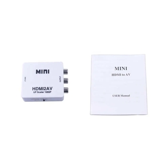 工厂价格高清MI至AV缩放器适配器高清视频转换器盒至RCA AV/CVSB L/R视频1080P高清MI2AV支持NTSC PAL - Product Image 4
