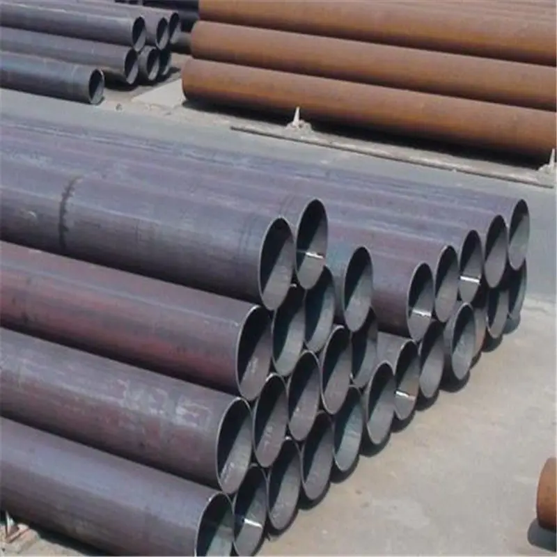 Proveedores de tubería de acero al carbono estructural Q215 Q235 Q345 tubería de acero al carbono de costura recta stpy 400 tubería de acero al carbono