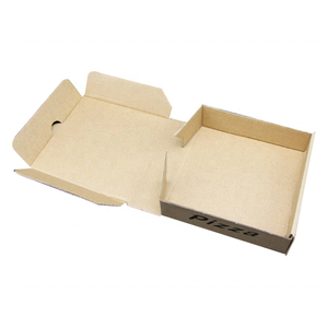 10&quot; Length X 10&quot; Width X 2&quot; Depth Lock Corner Clay Coated Pizza Box by Seven Tree <strong>Products</strong> Kraft Paperboard Bakery Box-<strong>No</strong> Window - Product Image 6