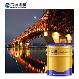 Benzhou satış geniş uyumluluk çevre koruma köprü kimyasalları Micaceous demir oksit epoksi ara boya - Product Image 5