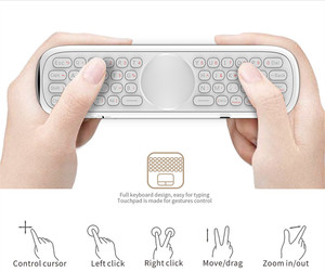 Venta caliente Inalámbrico Bluetooth 2,4G Control remoto por voz Giroscopio con detección de cuerpo Set-top Box Control remoto - Product Image 2