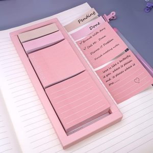 Bloc de notas de papel de impresión personalizada Notas adhesivas de 7 colores Notas adhesivas - Product Image 2