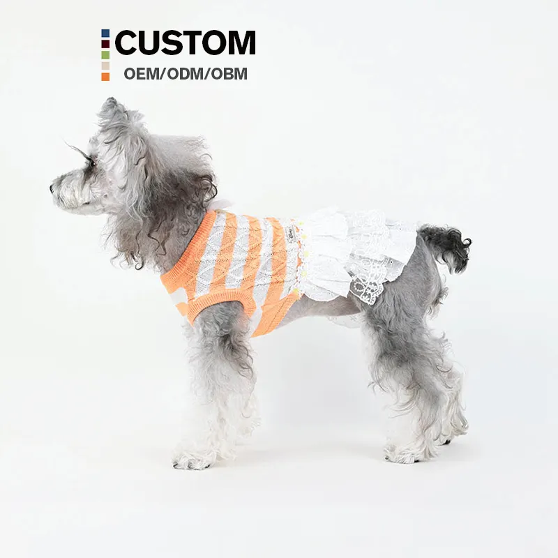 Venta al por mayor nuevos productos verano barato sublimación algodón Color liso ropa para mascotas perro grande camiseta vestidos para mascotas