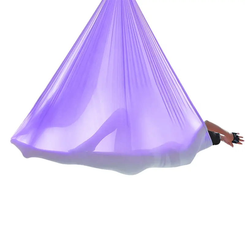 AVANT REMISE EN FORME De Yoga Aérien Soie 7M En Nylon En Gros Yoga Hamac Swing Tissu pour L'exercice En Plein Air Personnalisé Expédition De Baisse