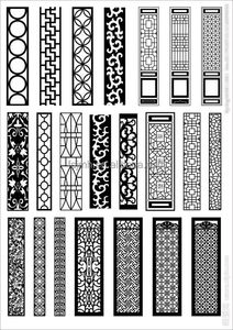 Partición de pantalla de Arte de acero inoxidable de diseño moderno, Panel de vidrio dorado, divisor de habitación fijo para decoración de pared de pasillo, función plegable - Product Image 6