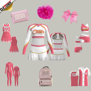 子供の歓声とダンスの制服カスタマイズされたピンクの歓声 - Product Image 1
