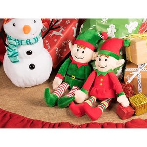 Promosyon oyuncaklar Elf Elk kardan adam Santa ren geyiği yılbaşı peluş oyuncak - Product Image 6