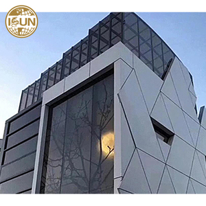 Benutzer definierte moderne Aluminium furnier Außenwand verkleidung Profession elle Aluminium-Vorhang fassade für Geschäfts gebäude