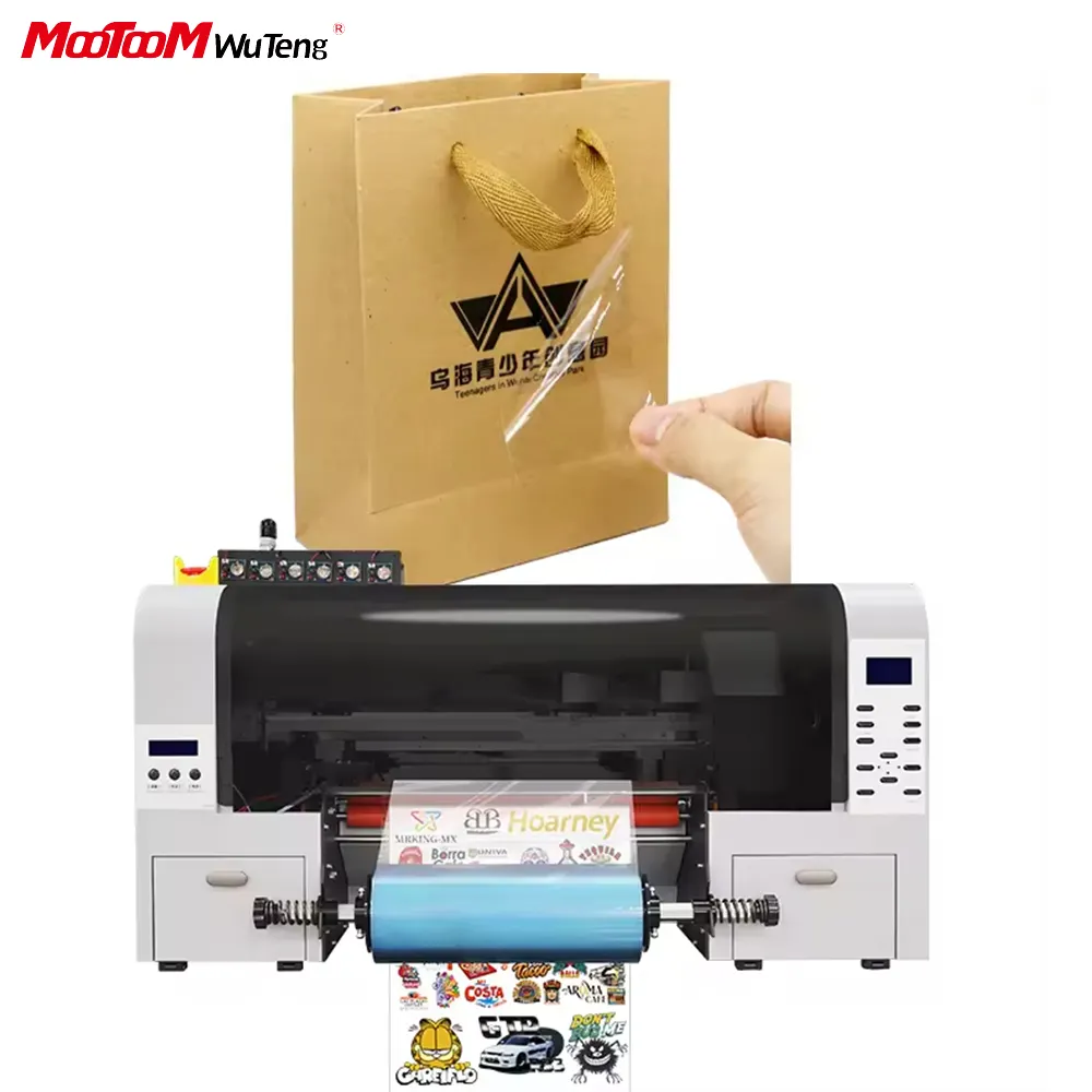 מפעל MooTooM מדפסת A3 dtf זולה באיכות גבוהה מדפסת סרטי חיות מחמד מכונת הדפסת חולצות