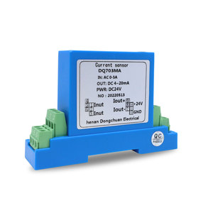 Sensor de corriente de efecto Hall con entrada de 0-5A 10A 20A Salida de protocolo de comunicación Modbus RS485