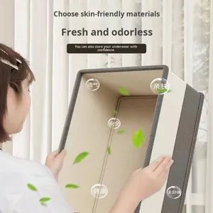 Lưu Trữ Lớn Có Thể Gập Lại Kệ Có Thể Gập Lại Cube Quilt Organizer Cho Phòng Ngủ Tủ Quần Áo Cho Nhu Yếu Dụng Hàng Ngày Sử Dụng Phòng Tắm - Product Image 4