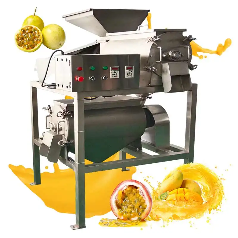 Industrial automático manga polpa/fruta polpa suco que faz a máquina/manga purê extrator máquina