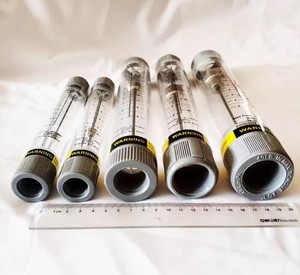 Caudalímetro de rotor SHLLJ tubo de vidrio redondo tipo flotador LZM25G LPM caudalímetro de agua líquida - Product Image 1
