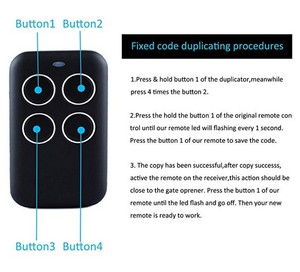 New Patent Multi Frequency <strong>Duplicator</strong> <strong>Rolling</strong> <strong>Code</strong> 280~868Mhz Waterproof Commander Gate Opener Smart Garage Door Remote Control