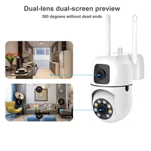 1080P HD Binocular Wifi Network Camera <strong>Motion</strong> <strong>Detection</strong> Two-way <strong>Intercom</strong> Full Color Waterproof Security Recorder - Product Image 2