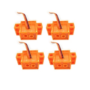 Geekservo Motor 360 Grad orange programmierbarer Servomotor Cross-Pin für elektrische Bausteine Roboter Auto (Packung mit 4 Stück) - Product Image 2