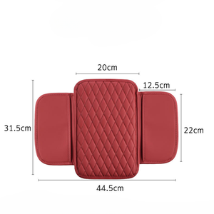 Özel araba genel amaçlı kol dayama pedi çok fonksiyonlu depolama Nappa deri araba kol dayama artırmak ped armbox kapak - Product Image 5