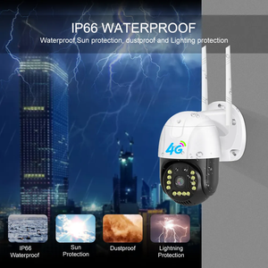 P20 V380 sim卡360跟踪摄像机H.265室外PTZ摄像机高清2MP无线闭路电视IP 4G PTZ摄像机