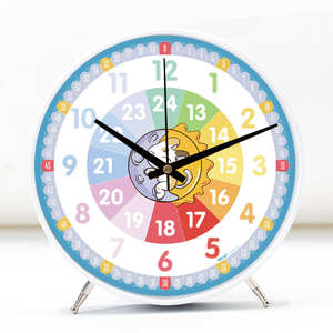 Orologio da scrivania per bambini con spazzata silenziosa facile da leggere impara a dire il tempo orologio tranquillo perfetto per genitori e insegnanti - Product Image 4
