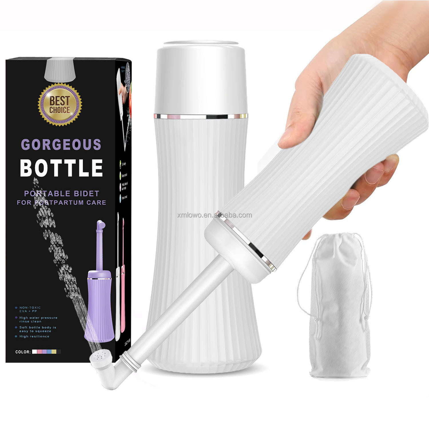 Boîte de couleur tige blanc-blanc (400ML)