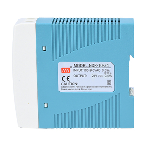 CNMW MDR-10-24工业DIN轨道电源10W 24V0.41A单输出50Hz DC频率220V输入带开关 - Product Image 1