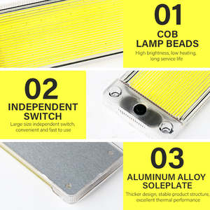 RCJ LED ortam araba ışıkları evrensel araba kamyon LED İç okuma lambası kabin çatı Panel AYDINLATMA araba iç LED ışıkları - Product Image 3