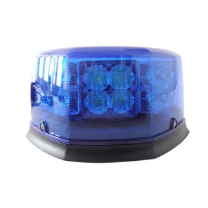 DC12-24โวลต์1วัตต์ Beacon ไฟ LED IP65ชิ้น LED เตือน Beacon ไฟแม่เหล็กที่มี17กระพริบรูปแบบสำหรับยานพาหนะ - Product Image 5