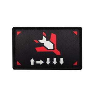 Địa Ngục thợ lặn 2 trò chơi hàng hóa 3D sắt-on cảm thấy thêu các bản vá lỗi với sequins PVC PU cho mũ và may mặc - Product Image 6