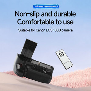 BG-100DH Battery Grip for CANON <strong>EOS</strong> 100D Rebel SL1 Digital Camera Works with LP-E12 Battery &amp; Free Remote <strong>Control</strong> - Product Image 2
