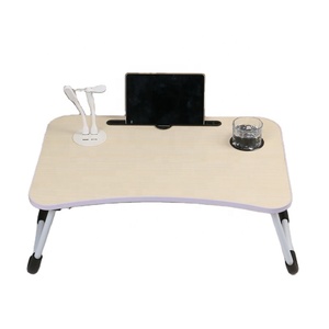 Mesa de estudio plegable para ordenador portátil, cajón de almacenamiento pequeño - Product Image 1