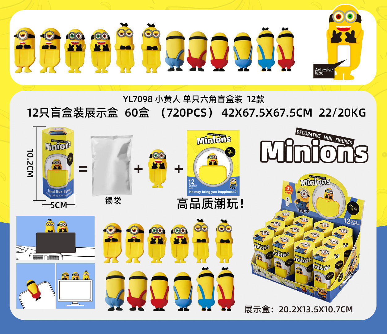 Autocollants de Minions