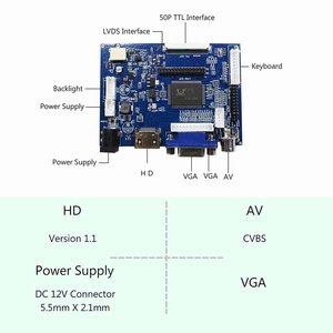 AT070TN92 800x480 7-дюймовый сенсорный ЖК-экран 7 дюймов Tft Lcd 50 Pin ЖК-экран для автомобиля с задним ходом - Product Image 6